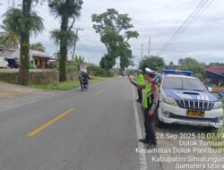 Satlantas Polres Simalungun Gencar Patroli Antisipasi Balap Liar dan Begal di Jalur Lintas Siantar-Parapat