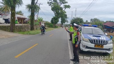Satlantas Polres Simalungun Gencar Patroli Antisipasi Balap Liar dan Begal di Jalur Lintas Siantar-Parapat
