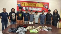 Polres Pematang Siantar Dan TNI, Gagalkan Peredaran Narkoba Jenis Ganja 1,06 Kg dan Ektasi 30 Butir