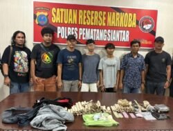 Polres Pematang Siantar Dan TNI, Gagalkan Peredaran Narkoba Jenis Ganja 1,06 Kg dan Ektasi 30 Butir