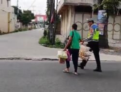 Polantas Menyapa Pagi Hari, Polres Simalungun Hadirkan Rasa Aman di Jalan Raya untuk Masyarakat