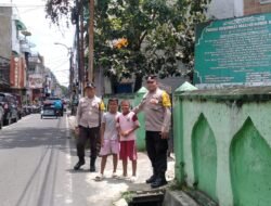 Berikan Rasa Aman dan Nyaman Sholat Jumat, Polsek Siantar Selatan Patroli Mesjid