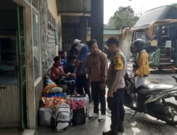 Polsek Siantar Utara Sampaikan Pesan Pesan Kamtibmas di Eks Terminal Sukadame Parluasan