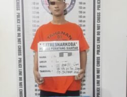 Miliki Ganja 29,46 Gram, AS Ditangkap Satnarkoba Polres Pematang
