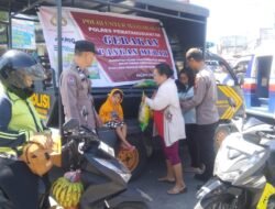Polsek Siantar Utara Adakan Gerakan Pangan Murah kepada Masyarakat Beras SPHP