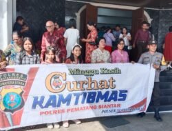 Ciptakan Kondusif, Polsek Siantar Barat Minggu Kasih Curhat Kamtibmas di Gereja GKPS