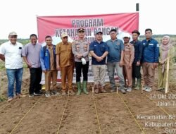 Polsek Bosar Maligas Dukung Program Ketahanan Pangan Jagung, Implementasi Visi Indonesia Emas 2045