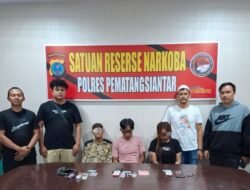 Polres Pematangsianțar Ungkap Dugaan Peredaran Narkoba, 3 Orang Diamankan