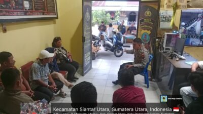 Tinjut Lapmas Call Center 110, Polsek Siantar Barat Mediasi Pertengkaran di Jalan Sudirman