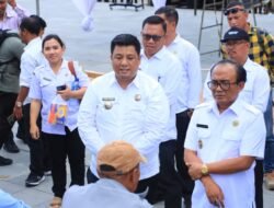 BUPATI SAMOSIR DAN WABUP MONITORING PERSIAPAN VENUE UTAMA TOTK