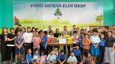 Ucapan Syukur Ulang Tahun 41, Kapolres Pematangsiantar Berbagi kepada Anak Anak Panti Asuhan