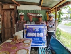 KBO Sat Lantas Polres Simalungun Salurkan Bantuan Minggu Kasih, Wujud Kepedulian Polri kepada Warga Kurang Mampu
