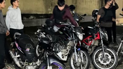 Timsus Dayok Mirah Polres Pematangsiantar Gelar Patroli Hingga Subuh, Tindak 4 Sepedamotor Knalpot Brong