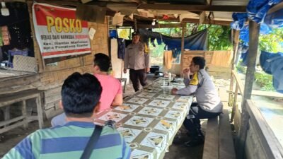 Polsek Siantar Marihat Ajak Warganya Ciptakan Generasi Muda yang Unggul Tanpa Narkoba