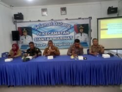 Kapolsek Siantar Marihat Hadiri Pertemuan Miniloka Karya Lintas Sektoral UPTD Puskesmas
