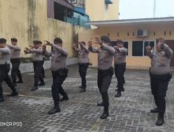 Melawan Lupa, Sat Samapta Polres Pematangsiantar Latihan Drill Borgol