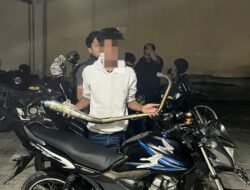 Timsus Dayok Polres Pematangsiantar Tindak Sembilan Sepedamotor Gunakan Knalpot Brong