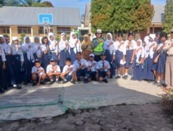 Sat Lantas Polres Pematangsiantar Police Go School di SMP Negeri 9