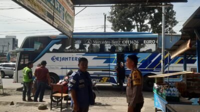 Bhabinkamtibmas Polsek Sianțar Utara, Sambang Kamtibmas di Loket Bus