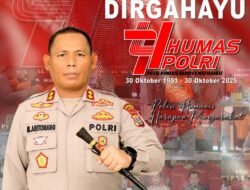 Kapolres Simalungun Ucapkan Selamat Hari Jadi Ke-74 Humas Polri, Usung Tema “Polisi Humanis Harapan Masyarakat”
