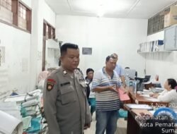 Polsek Sianțar Barat Monitoring Registrasi Pendataan Penempatan Pedagang Gedung 4 Pasar Horas