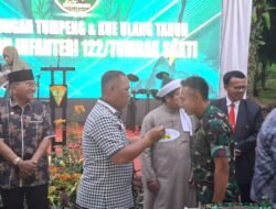 Kapolres Simalungun Hadiri Syukuran HUT Ke-61 Yonif 122/Tombak Sakti, Perkuat Sinergitas TNI-Polri