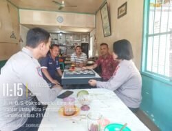 Kapolsek Siantar Utara Sambangi Warga Ciptakan Kamtibmas Aman dan Kondusif