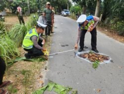 Kanit Gakkum Sat Lantas Polres Simalungun Tangani Laka Lantas Maut: Pengendara Motor Tewas Tergilas Truk Saat Menyalip