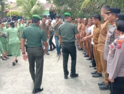 Kapolsek Siantar Utara dan Siantar Martoba Hadiri Kunker Dandim 0207/SML di Mako Koramil 01/SU