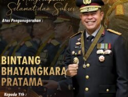Kapolres Simalungun Beserta Seluruh Personel Ucapkan Selamat Atas Penganugerahan Bintang Bhayangkara Pratama kepada Kapolda Sumut