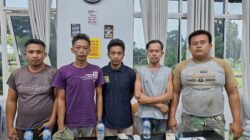 Jatanras Sat Reskrim Polres Simalungun Kembali Beraksi, Ringkus 5 Bandit Pencuri TBS di PTPN-4