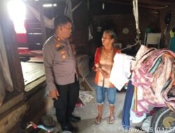 Tidak Dapat Bansos, Kapolseķ Siantar Marihat Datangi Warganya