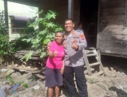 Viral Tak Dapat Bansos, Kapolsek Siantar Marihat Berikan Sembako