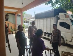Tinjut Lapmas Call Center 110, Polsek Siantar Utara Cek Keluhan Warga Jalan Mataram 1