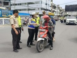 Sat Lantas Polres Pematangsiantar Gelar Razia Gabungan PKB,
