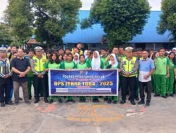Ops Zebra Toba 2025, Sat Lantas Polres Pematang Siantar Sosialisasi di SMA Negeri 2