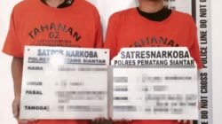 Polres Pematang Siantar Ciduk Dua Pemilik Ganja 31,75 Gram