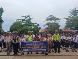 Ops Zebra Toba 2025, Sat Lantas Polres Pematangsiantar Sosialisasi di SMP Negeri 5