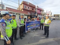 Ops Zebra Toba 2025, Sat Lantas Polres Pematangsiantar Sosialisasi di Jalan Parapat Km 4,5