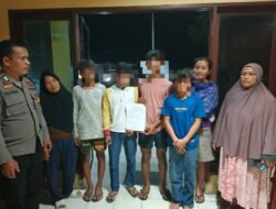 4 Remaja Diduga Tawuran, Polseķ Sianțar Martoba Berikan Arahan dan Bimbingan