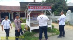 Bhabinkamtibmas Polsek Siantar Marihat Sambangi Satkamling