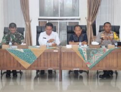 Wakapolres Pematang siantar Ikuti Rapat Kondisi Terkini Cuaca Ekstrem