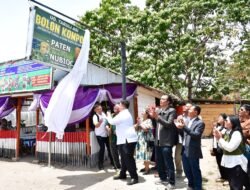 BUPATI SAMOSIR RESMIKAN GUDANG BOLON KOMPOS, DISTRIBUTOR TUNGGAL PUPUK PATEN