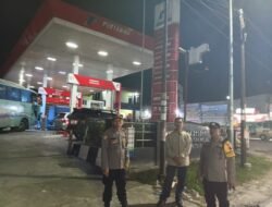 Polres Pematang Siantar Bersama Polsek Jajaran Amankan Lokasi Pengisian BBM di SPBU