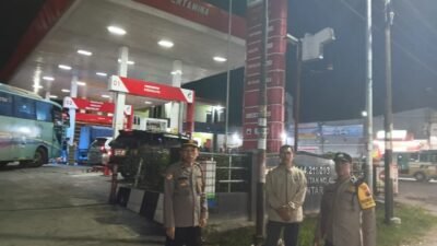 Polres Pematang Siantar Bersama Polsek Jajaran Amankan Lokasi Pengisian BBM di SPBU