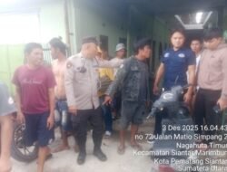 Polsek Siantar Marihat Amankan Pria Diduga Pelaku Pencurian