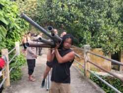 Polres Pematangsiantar Amankan Terduga Pencuri Besi Jembatan