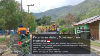 Sambut Liburan Nataru 2025, Jalan Menuju Wisata Air Terjun Efrata Kewenangan Pemkab Samosir Sudah Mulus.