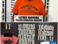 Polres Pematangsiantar Ungkap Pemilik Ganja 1,4 Kg