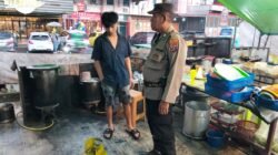 Polsek Siantar Selatan Cek TKP Tabung Gas Bocor